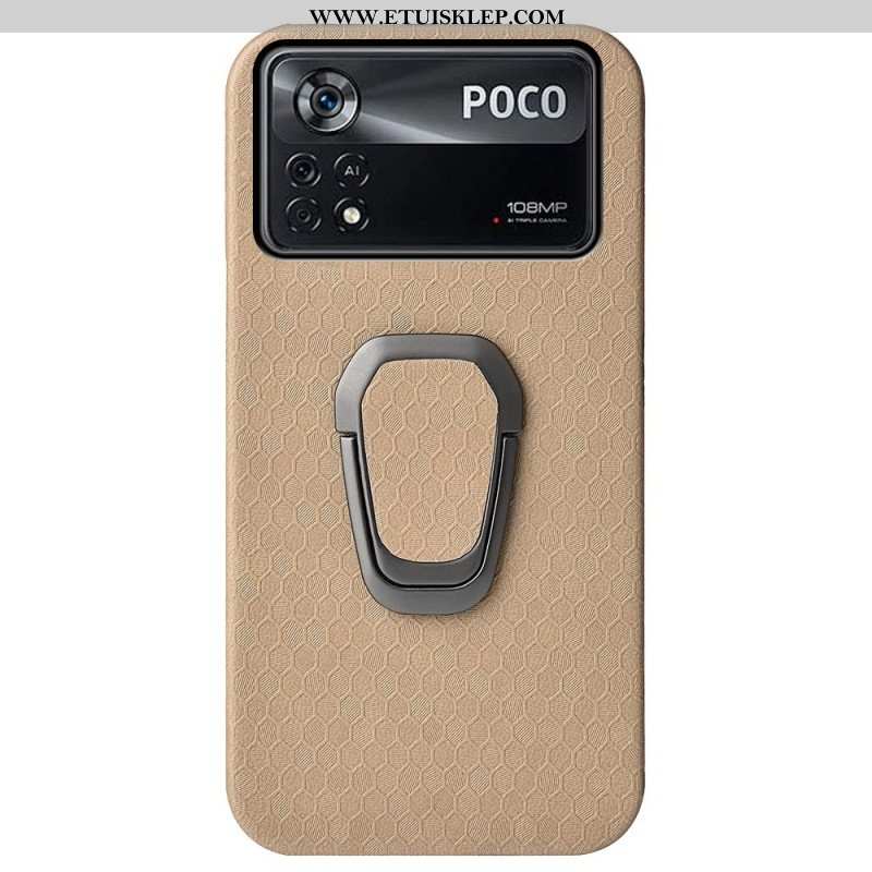 Etui do Poco X4 Pro 5G Tekstura Plastra Miodu Ze Wsparciem